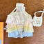 Dog Dress Chiffon Dog Princess Skirt Pet Vest Small Dog Outfit Puppy Summer Clothes Chihuahua Pug Dog Wedding Girls Dog Costume