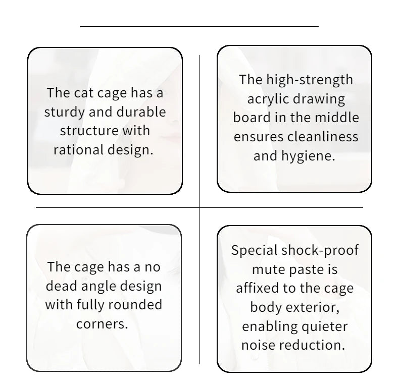Hot Selling 304 Stainless steel high end cat cage with independent cat toilet