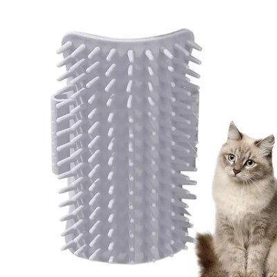 Cat Self Groomer High Elasticity Self Cleaning Tickling Comb Pet Brush Pet Hair Cleaner Brush With Round-Head Comb Teeth For