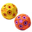 Pet Sound Toys Dog Toy Ball Rubber Hollowed Star Shape Squeaky Balls for Dogs Portable Bite Resistant Training Playing Supplies
