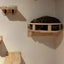 Wall Mounted Cat Perch Corner Platform With Felt Easy-to-Clean Cat Hammock Suit Cat Climbing Rope to Make Kitten Exercise Indoor