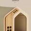 Solid wood cat nest Four seasons universal kennel Winter warm cat house dog house pet dog villa outdoor wooden house indoor