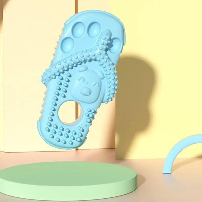 Chewing Toys For Dogs Interactive Slipper-Shaped Puppy Teether Dog Chewing Toys For Cleaning Teeth Tough Teeth Grinding Toy For