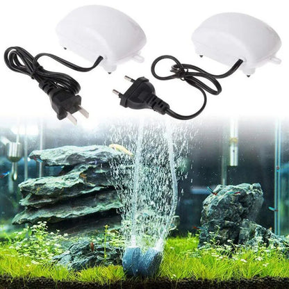 2.5W Aquarium Fish Tank Oxygen Air Pump Mini Air Compressor Pump Aquarium Fish Tank Oxygen Pump Ultra Low Noise Tank Accessories