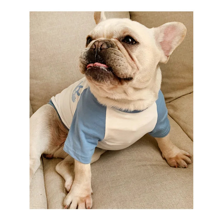 Dog Vest  Dog Shirts for Dogs  Dog Costume  Dog Clothes Parent-child Wear Spring and Summer Embroidery Four Colors
