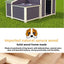 Dog House Outdoor Solid Wood Kennel Outdoor Rain and Sun Protection Dog House Medium and Large Kennel Dog Villa Wooden Pet Nest