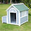 All Seasons Solid Wood Dog House Outdoor Rainproof Outdoor Pet Kennel Large Kennel