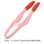 Dog Tear Stain Remover Comb Silicone Brush Head Pet Tear Stain Remover Comb With Anti-Slip Handle Multipurpose Dog Comb Durable