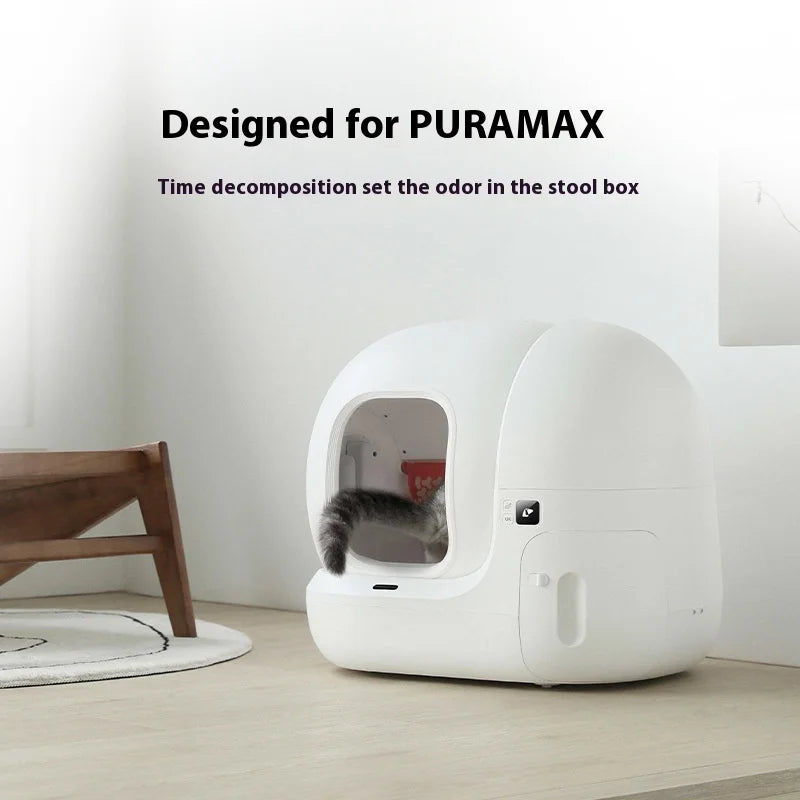 Pet deodorizing small square N50 automatic cat toilet MAX uses deodorizing agent to remove odors