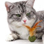 1pcs Catnip Feather Ball Interactive Natural Lollipop for Cat Kitten Toys, Feathers Design Teeth Cleaning Playing Toys