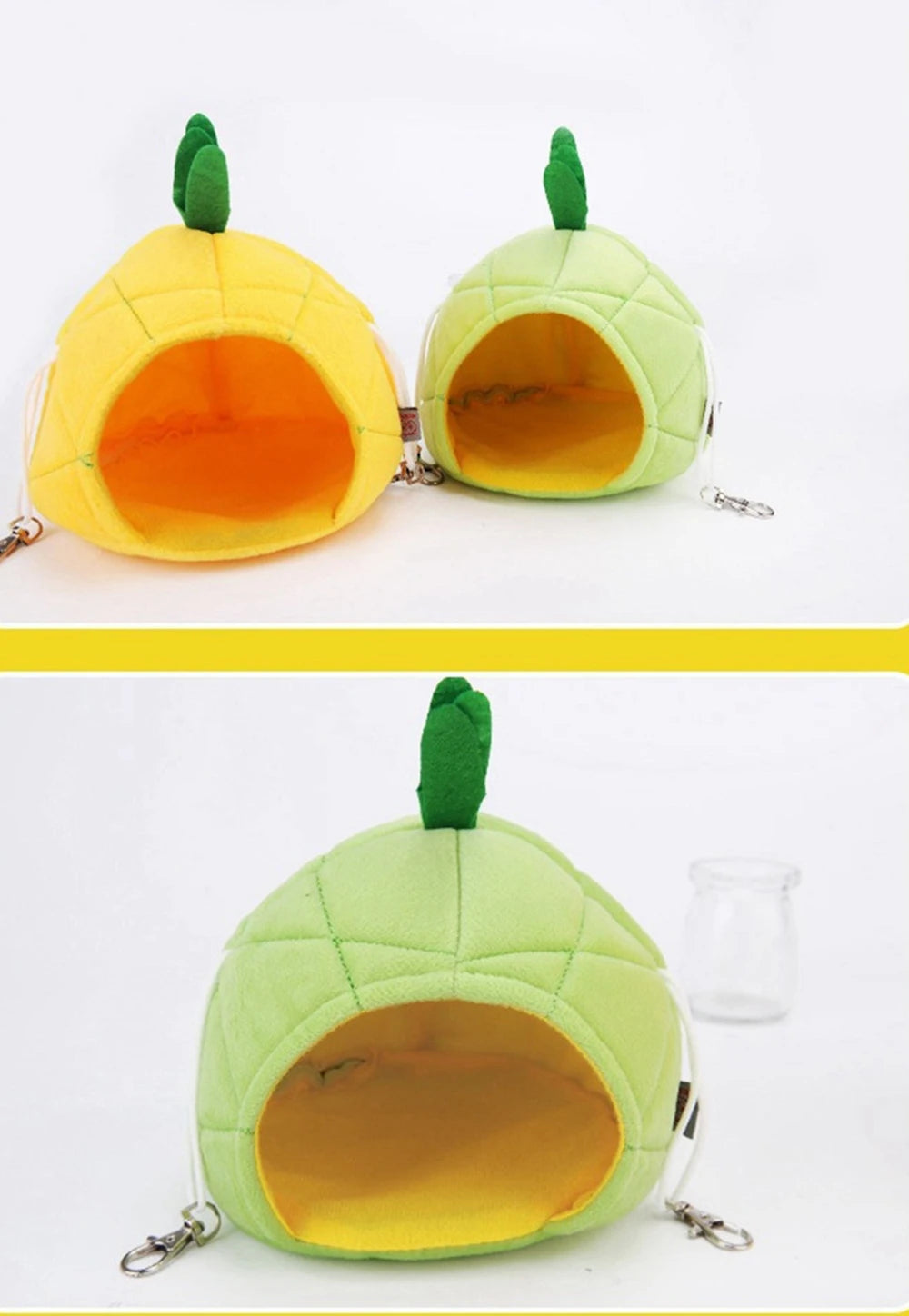 Cute Hamster Bird Cage Hammock Winter Warm Little Pet House Home for Sugar Glider Chipmunks Parrot mascotas Sleeping Bags Beds