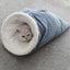 New Cat Bed Soft Plush Warm Cat Sleeping Bag Deep Sleep Cave Winter Removable Pet House Bed For Cats Puppy Kitten Nest Cushion