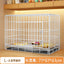 Dog Cage Small Dog Indoor Folding with Toilet Teddy Bigbear Medium Dog Corgi Border Pet Kennel