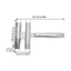 Horse Comb Double Sided Reversible Stainless Steel Curry Comb Brushes pet Dressing Comb For Grooming Easy To Hold Horse Combs