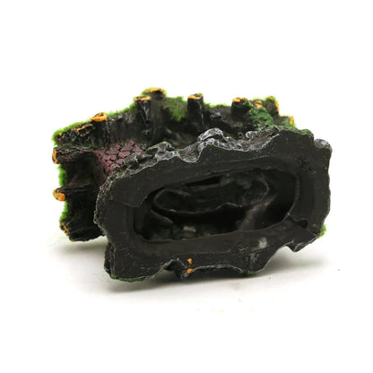 Resin Aquarium Ornaments Decorations Artificial Mos House Cave Landscaping Accessories For Fish Tank Aquarium Background