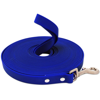 Waterproof Dog Leash PVC Dog Leash Recall Long Line For Beach,Swimming,Tracking,Training Dogs Lead for Pet,Medium and Large Dogs