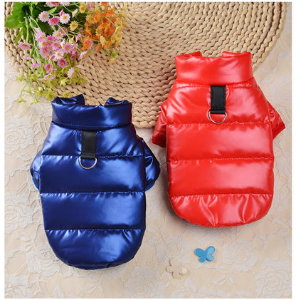 Waterproof Jacket for Small Dog Clothes for York Coat for Little Dog Hoodie for Chihuahua, Pet Products Dog Leash Winter