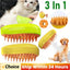 3 in 1 Cat Hair Removal Combs Steam Brush Steamy Dog Brush Electric Spray Cat Hair Brushes for Massage Pet Grooming Comb