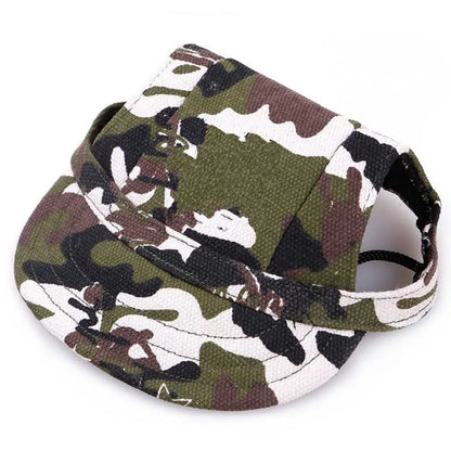 Adjustable Baseball Cap with Ear Holes for Large Medium and Small Dogs Summer Dog Cap Puppy Sun Hat Outdoor Hiking Pet Products