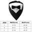 Dog Wedding Bandana Collar Dog Collar Bow Tie Breathable Dog Tuxedo Adjustable Neck Scarf for Weddings Parties Birthdays
