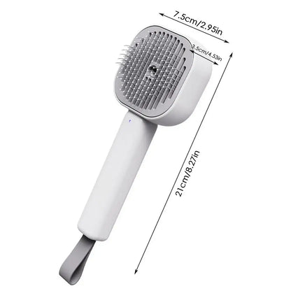 Steamy Pet Brush Rechargeable Cat Grooming Brushes Pet Water Combs Cat Hair Remover Cat Cleaning Massage Brush for Puppy  Kitten