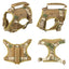 Tactical Cat Harness Leash for Walking Escape Proof Adjustable Kitten K9 Vest with Patch for Military Service Small Dog Training