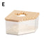 Hamster Golden Bear Sand Bath Box Acrylic Fully Transparent Large Pet Chinchilla Toilet Dual-Purpose Bath Sand Urine Sand Basin