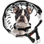 Prong Dog Training Collar Pinch Dogs Collar Iron Pinch Choke collars with Rubber Velcro nylon fabric tape For dogs
