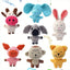 Cute Plush Toys Squeak Pet Cow Rabbit Animal Plush Toy Dog Chew Squeaky Whistling Involved Squirrel Dog Toys Cute Plush Toys Squ