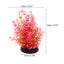 UXCELL Aquarium Artificial Plants Underwater Plastic Water Grass Aquatic Leaves Decoration For Fish Tank Ornament Accessories