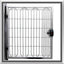 Professional Stainless Steel Veterinary Equipment Modular Breeding Animal Pet Cage With Solid Walls Dog Cage