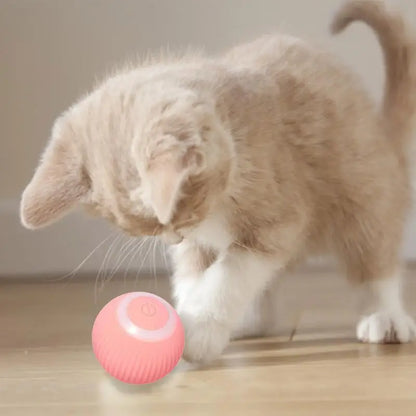 USB Charging Pet Toys Pet Ball Intelligent Avoidance Auto Moving Cat Ball Toy Automatic Rolling Robotic Cat  Kitten Moving Toy