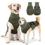 Dog Relief Calming Vest Dog Anti Anxiety Jacket Reflective Turtleneck Coat with Hood Small Medium Large Dogs Clothes