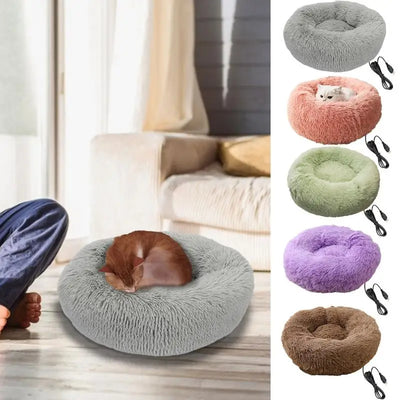 Electric Heated Dog Bed Soft and Comfortable Pet Heating Pads USB Charging Cat Mat winter Warm Indoor Pet Bed Heating Pet Pads