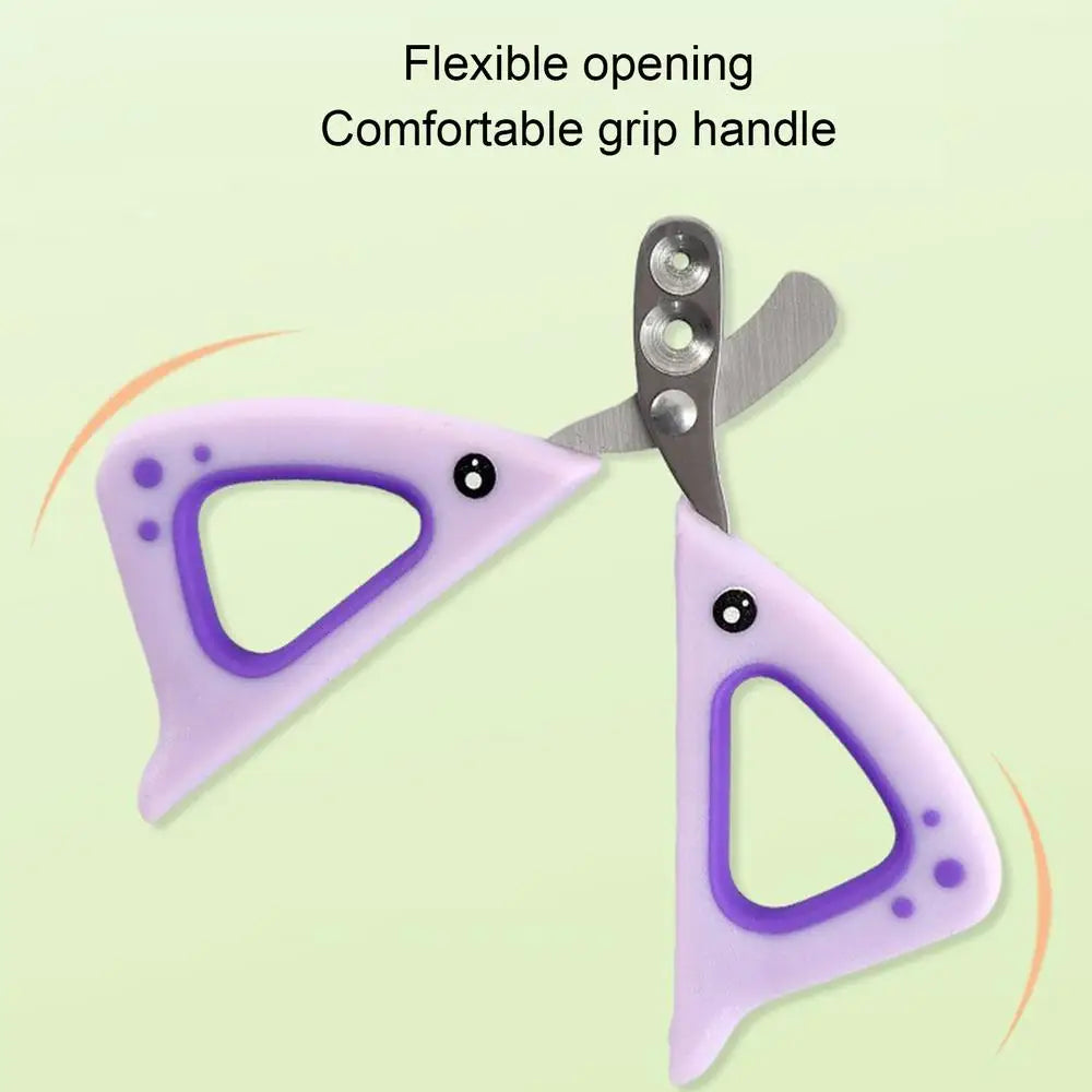 Cat Nail Trimmer Pet Nail Clippers For Small Animals Sharp & Safe Stainless-Steel Circular Cut Hole Design Grooming Tool For