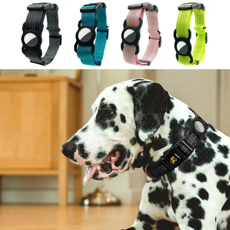 GPS Collar For Dogs Reflective Tracking Collars Reflective Dog Collar Pet Collars Adjustable For Cats Kittens Dogs Puppies