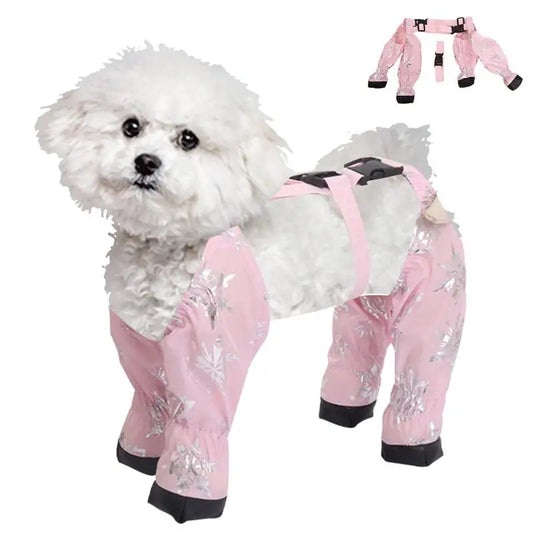 Suspender Boots For Dogs Dog Shoes For Large Dogs Waterproof Winter Snow Boots Never Lose A Bootie On Hot Or Snowy Days