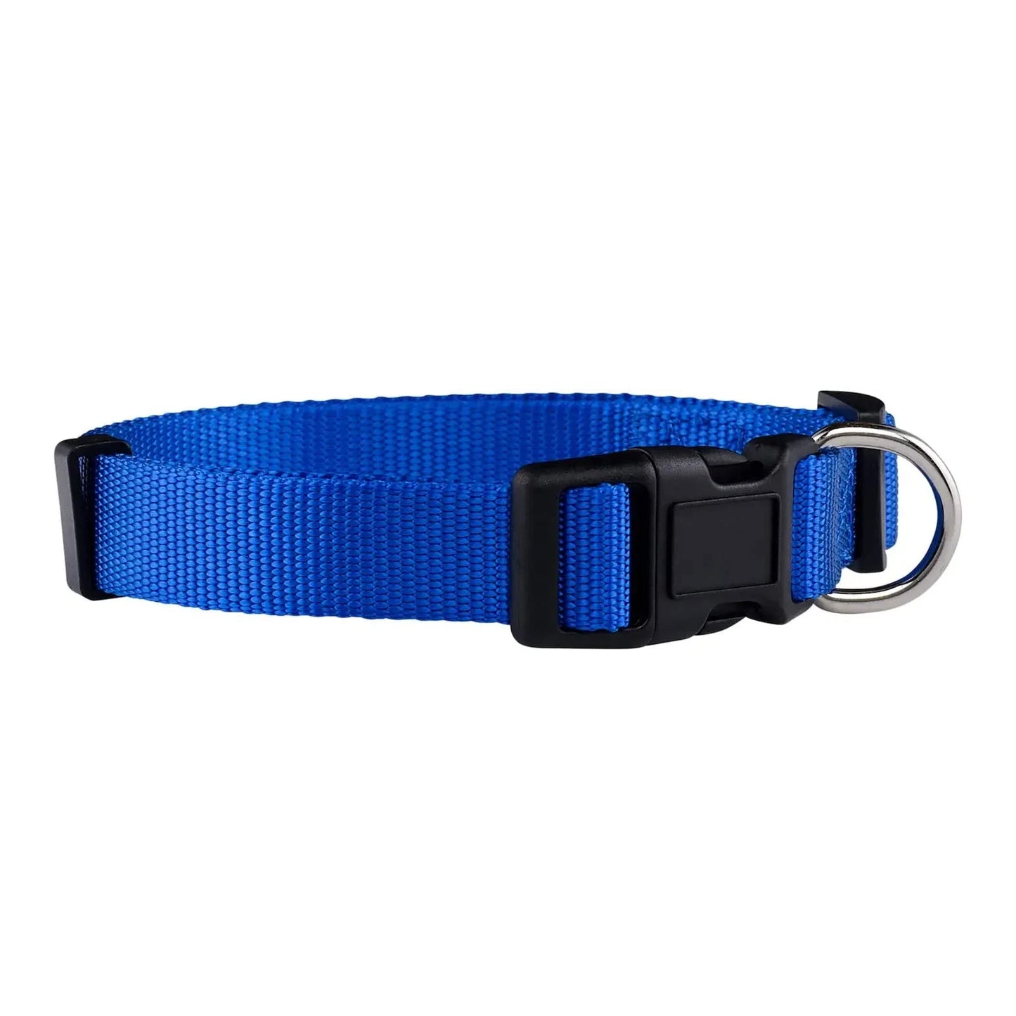 Basic Nylon Dog Collar with Quick Release Buckle Adjustable for Small Medium Large Dogs Bulldog Training Supplies Pet Accessorie