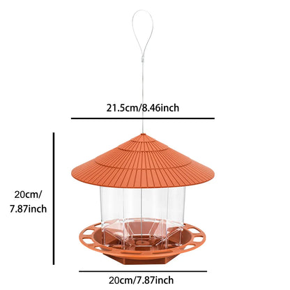 1 PC Bird Feeder Automatic Foot Feeding Tool Outdoor Bird Feeder Hanging Nut Multiple Hole Dispenser Holder Food Container