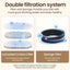 Stainless Steel Cat Water Fountain Automatic Pet Drinker Drinking Fountain For Cats Dogs Drinking Bowl with Replaceable Filter