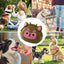 Dog Treat Training Pouch Silicone Pet Feed Snack Reward Pocket Fanny Pack Waterproof Dog Food Dispenser for Pet Training Walking