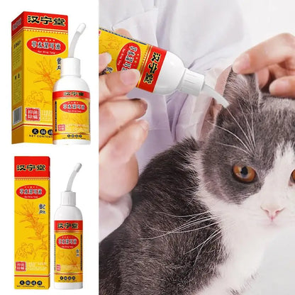 60ml Ear Cleaner For Pets Pet Ear Wash Ear Drops For Ear Cleaning Effective Pet Ear Care Products Relief Liquid With Mild