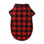 Bowtie Dog Blouse Classical Breathable Plaid T-Shirts Summer Dog Clothes for Small Dogs Puppy Large Cat Vest Chihuahua Yorkies