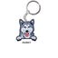 Cartoon Cool Dogs Keychains Bulldog English Springerspaniel Keyrings Maltese Greyhound Key Chains Husky Keeshond Key Rings Gifts