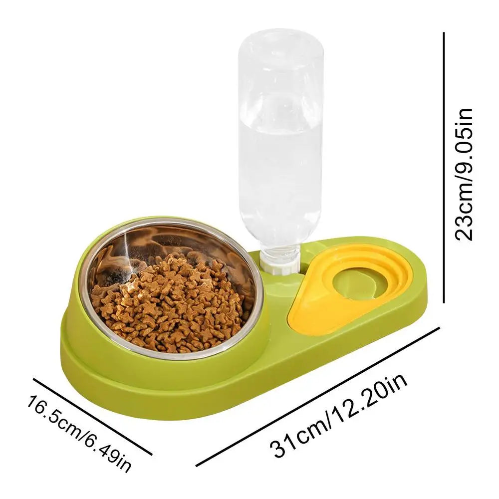 Elevated Cat Bowls Dog Feeder Cat Food Dishes Dog Food And Water Bowl Set Tilted Pet Food Bowls For Indoor Pet Cats Dogs Kittens