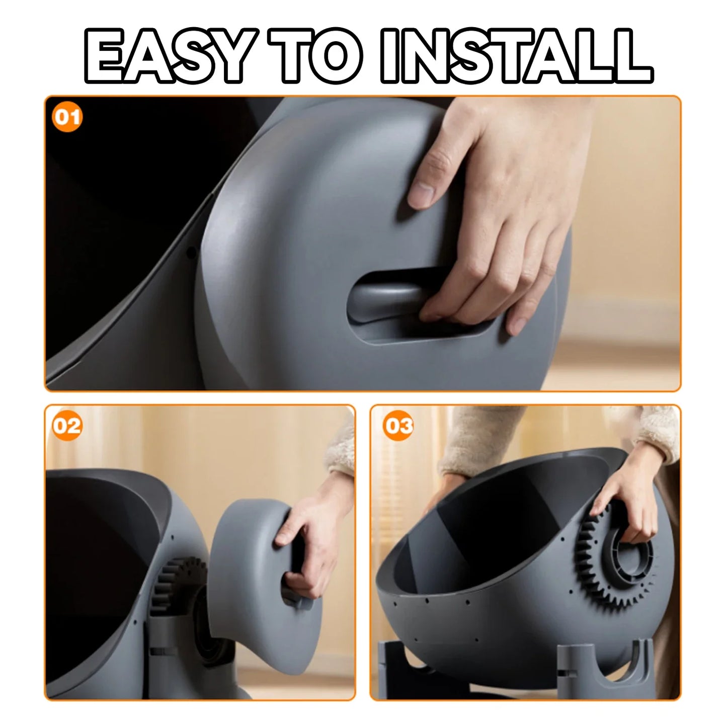 AMZ Hot Sale APP Controlled Open Top Automatic Smart Toilet Odor-Free Plastic Litter Box for Large Cats Kitten Toilet Robot