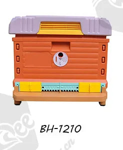 Heat Preservation Plastic Thermo Honey Bee Hive Langstroth 1 Layer 10 Frame Multifunction Bee Box Color Beehive House Apiculture