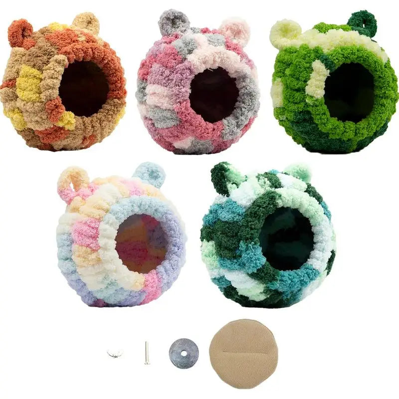 Parrot Breeding Nest Bed Versatile Bird Sleeping Hut Parakeet Sleeping Nest Breathable Bird Nest House Winter Warm Parrot Nest