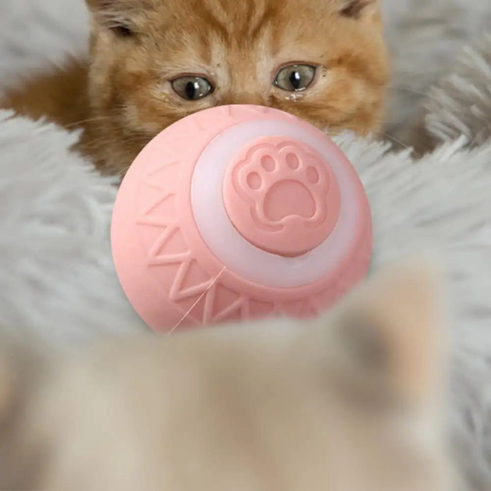 Cat Interactive Ball Intelligent Sensing Rolling Ball Toys Automatic Rolling Magic Ball Toy Rotating Ball Cat Game Accessories