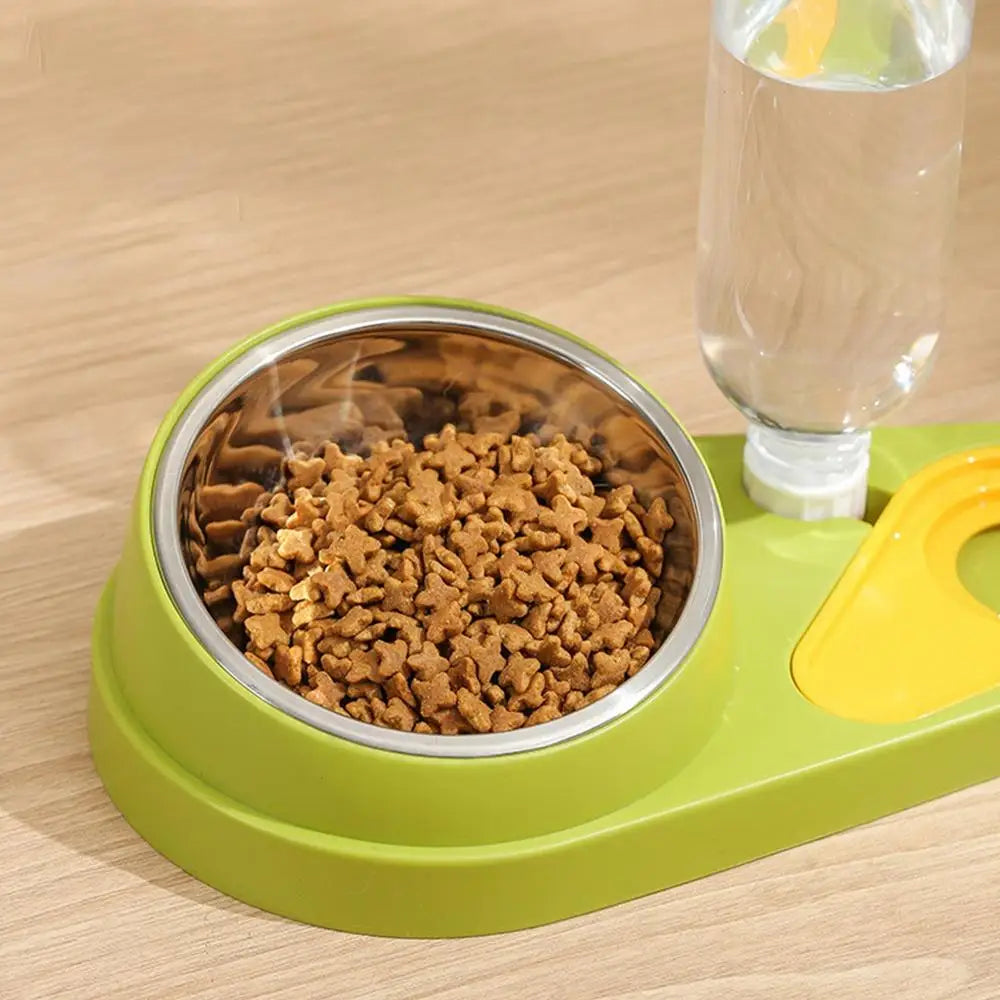 Elevated Cat Bowls Dog Feeder Cat Food Dishes Dog Food And Water Bowl Set Tilted Pet Food Bowls For Indoor Pet Cats Dogs Kittens